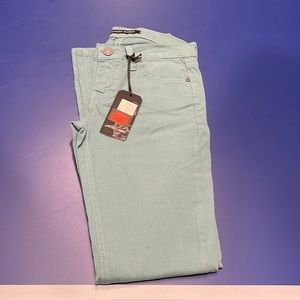 Angry rabbit green skinny jeans